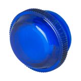 Blue flat lens for pilot light