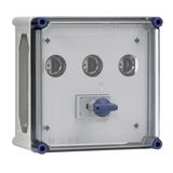 Feeder encl. 1x63A Duco 4p 3xDIII