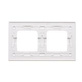 RTV final aerial socket, separated, atten.: 1dB, cream white/electro white