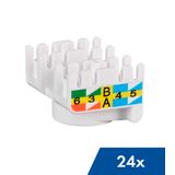 Cable organizer for HSEMRJ6GWA and HSEMRJ6GW2, white, 24 pcs.