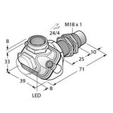 Inductive Sensor With Increased Temperature Range   NI10-EM18WDTC-Y1X