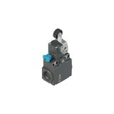 Position switch with roller lever and reset device