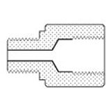 Pressure gauge connector