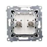 LED luminaire with motion sensor, 14V, Silver matt, metalic