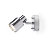 VALTO I wall chrome 230V GU10 LED 5W IP44
