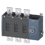 Switch disconnector 1000 A, Size 5, 3-pole Lateral operating mechanism left Basic unit without handle