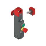 NG series safety switch with lock and integrated control devices, with actuator
