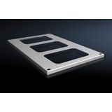 VX Roof plate, WD: 400x600 mm, for cable entry glands