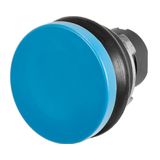 Mushroom push-button Ø 38, blue, rubber bellows