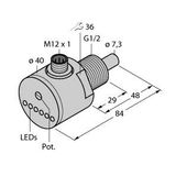 Flow Monitoring Immersion Sensor with Integrated Processor   FCS-GL1/2A4-AP8X-H1141