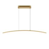 Modern Light Reflection Pendant lamp Brass