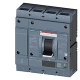 Circuit breaker 3VA6 UL frame 800 breaking capacity class M 35 kA @ 480 V 4-pole