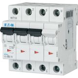Miniature circuit breaker (MCB), 1.5 A, 3p+N, characteristic: C, 6 kA