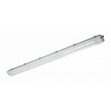 Hermetic luminaire HELIOS BIS, for T8 LED single-sided power supply, G13, IP65, AC220-240V, 2x150cm, ABS/PS