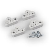 DFL1 | Wall mounting lugs Set of 4