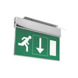 Emergency LED luminaire SALED, 3 W, 250 lm, 6400K, 3 hours, AC220-240V, IP44, dual-mode