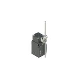 Position switch with adjustable round rod lever