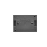 Two-way switch, Push In system, (module), Simon 24, IP20/IP44, 10AX, black matt