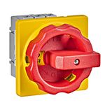 Emergency-Stop Main Switch 3-pole 4 hole mounting 20A
