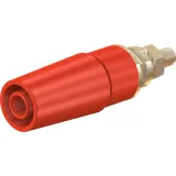 4 mm socket, screw connection, mounting Ø 8.3 mm, CAT II, red, 23.3050-22