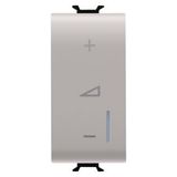 UNIVERSAL ELECTRONIC REGULATOR - PUSH-BUTTON - 230V ac 50/60Hz - 1 MODULE - NATURAL SATIN BEIGE - CHORUSMART