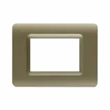 44 MOULDED FR.PLATE MATT CHAMP.  3M
