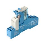 Rel. interface Mod. Push-IN 2CO 8A/24VDC/Agni+Au/LED/diode (4C.P2.9.024.5050)