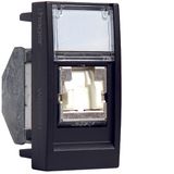 Systo 1M RJ45 Cat.6 STP, black