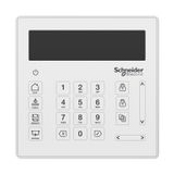 EcoStruxure Security Expe rt LCD touch keypad, whit
