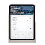 Open holder for Samsung Galaxy Tab A9+ 11"; White matt