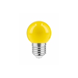 LED Bulb E27, B45, 1 W, 50 lm, AC220-240V, 270°, yellow