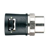 AT21/M20S/SFA/BLY screw connection NC21 NW17 M20 thread color black/yellow