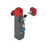 NG series safety switch with lock and integrated control devices, with actuator