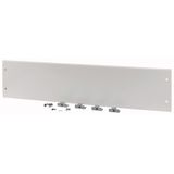 XTSZCSC-H250W1100 Section wide cover, closed, HxW=250x1200mm, IP55, grey