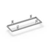 Recessed frame L 626 B 214 H 2 HEL 94 colour: silver