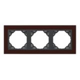 TRIPLE FRAME INTENSE RED/GRAY