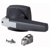 K3DG/P Toggle, 10mm, door installation, gray, padlock