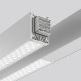 LINEDO, 23 W, 3400 lm, 840, aluminium, on/off Continuous line luminair