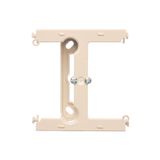 Surface-mounted box - an element extending a single box folded to multiple frames, beige