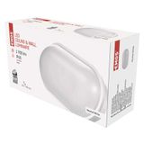 LED Ceiling lamp QARI, oval, white, 20W neutral white
