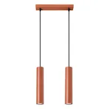 HANGING LAMP LAGOS 2 RED OCHRE 2XGU10