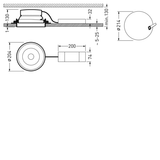 Downlights Sonnos Lens White around ETDD 36W 3700lm 90 Very Wide Flood (VFL) IK06 3 SDCM