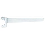 Two-hole spanner, bent at right angles