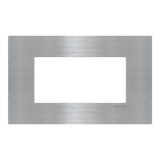 Frame - 1-gang / 4-modules - Niessen logo - Noble - Stainless Steel