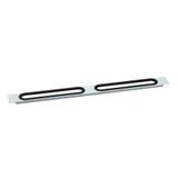 19''  PLAAT 1U KABEL GLAND GREY