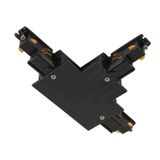 T-connector  S-TRACK 3-phase-recessed rail ,IP20,black