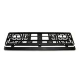 License Plate Frame - BLACK flexible