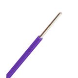 PVC Insulated Wires H07V-U (Ye) 2,5mmý, violet (The price is shown without markup on metals. Request a quote for accurate information)