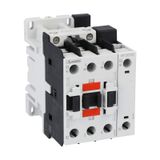 Four-pole contactor, IEC operating current Ith (AC1) = 45A, DC coil, 220VDC, 2NO and 2NC