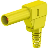 4 mm plug, solder connection, 2.5 mm², CAT II, yellow, 22.2667-24